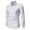 White, variant on Fesfesfes Long Sleeve Shirt Mens Printed No Iron Loose Button Lapel Long Sleeved Shirt