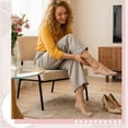 thumbnail image 3 of Bocaoying 7 Pairs Sheer Socks for Women, Nylon Mesh Ankle Fancy Socks with Reinforced Heel and Toe, Breathable Dress Socks for Women, Size 5-9, Beige/Black/Gray/Pink/White, 3 of 8