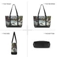 thumbnail image 6 of FORMRS Canvas Laptop Tote Bag for Women with 15.6" Computer Compartments Shoulder Handbag, River and Mountains, 6 of 7