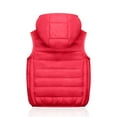 thumbnail image 4 of SELONE Vest for Kids Boys Hooded Zipper Solid Sleeveless Fall Winter Outwear Red 5 Years, 4 of 7