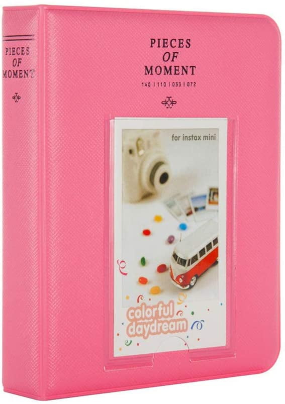 Polaroid Snap Snap Touch PIC-300 Z2300 3-Inch Film Fudda 68 Pockets Mini Photo Album Desk Calendar Album fits for Fujifilm Instax Mini LiPlay 11 9 8+ 8 7s 90 70 50s 26 25/Mini Link Printer Pink