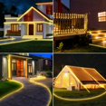 thumbnail image 4 of Luces de cuerda solar OMIKA 15 m 600 LEDs USB IP68 impermeables, 4 of 8