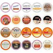 Perfect Samplers Flavored Coffee Pods Variety Pack, 20 Count for Keurig K Cup Brewers