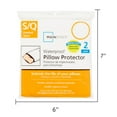 Mainstays Waterproof Zippered Pillow Protector, 2 Count