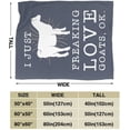 thumbnail image 3 of Yibo Bacon Warm Ultra Soft Micro Fleece Couch Travel Chair Throw Blanket for Women Men Gift, 3 of 9