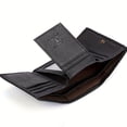 thumbnail image 3 of (Local Warehouse) Men's Trifold Wallet Top Grain Cowhide Wallet for Men Women, 2 ID Windows, 11 Card Slots, 2 Bill Compartments, Large Capacity Credit Card Holder Wallet, Fathers Day Gift for Him, 3 of 6