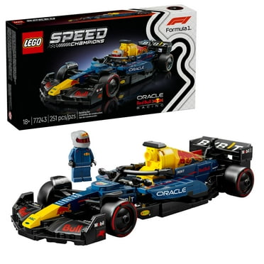 LEGO Speed Champions Oracle Red Bull Racing RB20 F1 Race Car Model Kit - Building Set for Adults, Ages 18  With Realistic Features - Red Bull F1 DIY Craft for Display - Easter Basket Stuffers - 77243
