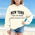 thumbnail image 3 of Girls Pullover Hoodie Soft Cozy Sweatshirt For Everyday Casual Wear And Outdoor Activities With Cute Design, 3 of 3
