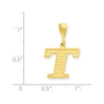 thumbnail image 3 of 14K Yellow Gold Charm Pendant Themed Initial T, 3 of 3