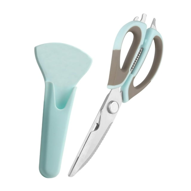 Tijeras de cocina multifunción, tijeras domésticas desmontables con soporte magnético, tijeras de cocina afiladas de acero inoxidable