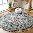 thumbnail image 2 of SAFAVIEH Aspen Rihanna Oriental Area Rug, Pink/Blue, 7' x 7' Round, 2 of 8