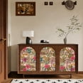 thumbnail image 2 of DKTIE 17.7"x78.7" Decorative Window Privacy Film with Floral Texture Pattern, Which Can Protect Against UV Rays, Static Electricity and Heat,Is Detachable and Suitable for Bedrooms and Balconies, 2 of 9