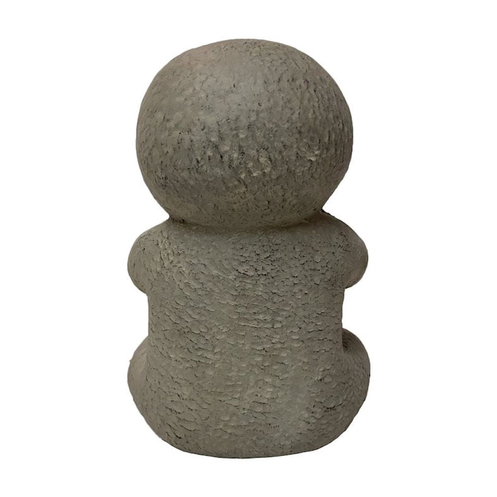 Lucky Japanese Jizo Outdoor Garden Statue - 13.75"