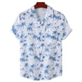 thumbnail image 5 of Camisas de isla marina tropical para hombre, ropa con impresión 3D, camisas hawaianas de playa, blusas de manga corta Y2K, ropa vintage, blusa con solapa, 5 of 5