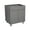 Grey, variant on 27" Base Cabinet Double Door Single Drawer with Black Matte door