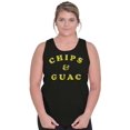 thumbnail image 4 of Chips & Guac Food Lover Workout Gym Tank Top T Shirts Men Women Brisco Brands S, 4 of 6
