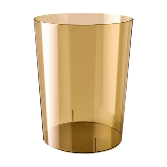 Wadada Large Capacity Plastic Trash Can, Wastebasket Recycling Bin for Bathroom, Dorm, Bedroom, Home Office, Garbage Container Basket for Bedroom, Kids Room (1 PCS, Orange)