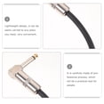 thumbnail image 3 of COMPUKAS 2Pcs Guitar Effect Cables Black Patch Cord for Electric Guitar Effector Pedal Use, 3 of 8