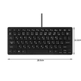 thumbnail image 3 of Clavier Bilingue Filaire USB Japonais/anglais pour Tablette/windows PC/ordinateur Portable/iOS/Android, 3 of 5