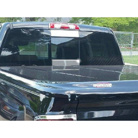 Stainless Rear Window Set 2Pc Fits 2014-2018 Chevrolet Silverado RW54181 QAA