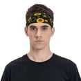 thumbnail image 4 of Uemuo Flower (2) Printed Sports Headbands for Men Women,Moisture Wicking Workout Headband, Sweatband Headbands,Non-slip Workout Gym Yoga Headband, 4 of 9