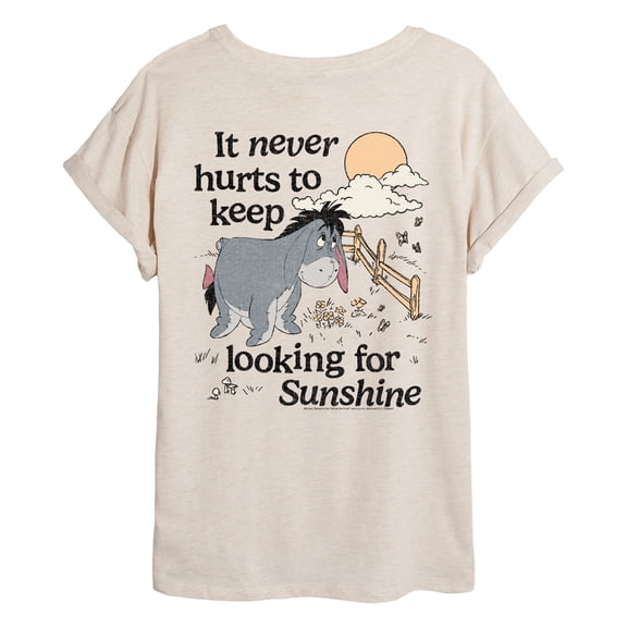 Winnie The Pooh - Sunshine Eeyore Oversized Graphic T-Shirt