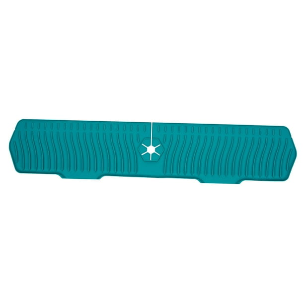 Tapete para Grifo, Protector Contra Salpicaduras para Fregadero de Cocina, Tapete de Drenaje, Mostrador de Cocina, Tapete de Colección para Lavanderí Verde