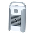 thumbnail image 2 of Ventilador de refrigeración portátil para el hogar humidificación pulverizador enfriador de aire mini acondicionador carga USB gris, 2 of 14