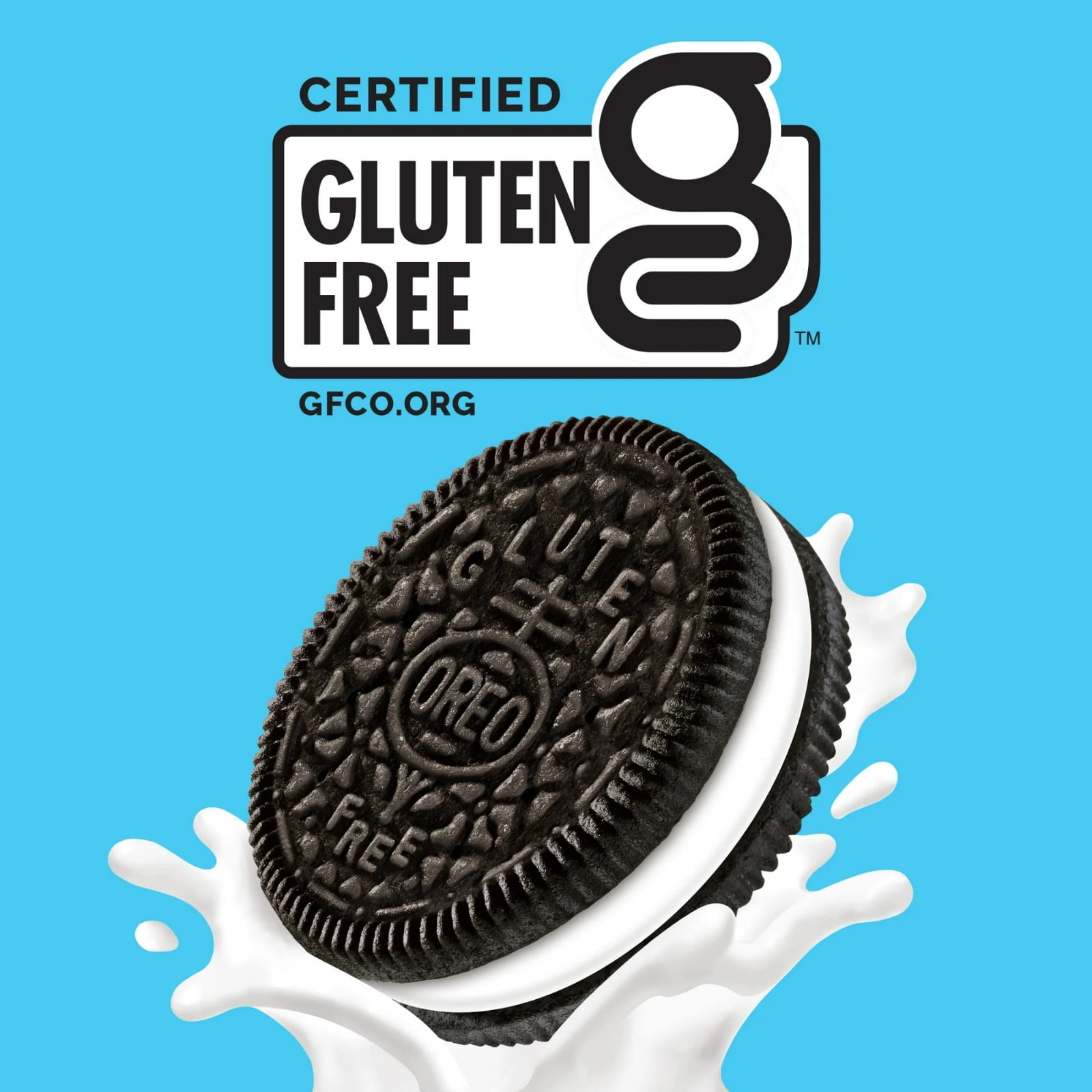 OREO Double Stuf Gluten Free Chocolate Sandwich Cookies, Gluten Free Cookies, 12.47 oz (2 Pack)