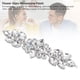 thumbnail image 4 of Aplicación De Dhinestone De Vidrio, Aplique De Boda De Cristal En Forma De Gota única Con Un Exquisito Diseño Elegante De Larga Duración Para Ropa De Novia Decoración De, 4 of 7