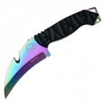 thumbnail image 2 of Tactical Knife | Wartech 8.5" Overall Full Tang Rainbow Hawkbill Gut Hook Blade, 2 of 2