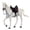 White, variant on YIFAEUX PVC Horse Figure Movable Joints Simulation Horse Figurine with Saddle Miniature Horse Model Collectible Toy Decoration Ornament