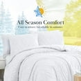 thumbnail image 4 of Southshore Fine Living, Inc. Oversized Comforter Bedding Set Down Alternative All-Season Warmth, Soft Reversible Bedspread 2-Piece with One Matching sham, Boho White, Twin/Twin XL, 4 of 9