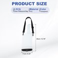 thumbnail image 2 of Uxcell Two-way Radio Walkie Talkie Case Waterproof Bag with Lanyard & Clip, Portable Radio Waterproof Case Pouch Transparent, 2 of 7