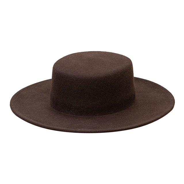 Sombrero Fedora Fdelink, sombrero de copa, moda, color moderno, forma de canotier, sombrero de invierno cálido para exteriores, sombrero de vestir, color café