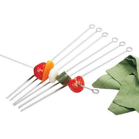 Norpro 1934 6 Count 14" Stainless Steel Skewers