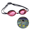 thumbnail image 3 of Gafas de natación, protección antivaho, gafas de natación, correa ajustable, gafas cómodas para hombres y mujeres, accesorios para adultos rojo, 3 of 8