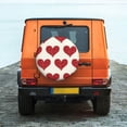 thumbnail image 4 of Haiem Spare Tire Cover , Wheel Cover with Love printed, Camper Spare Tire Cover Fit for Jeep Wrangler Rv SUV Truck Travel Trailer-16 inch, 4 of 9