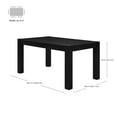 Better Homes & Gardens Bryant Solid Wood Dining Table, Charcoal