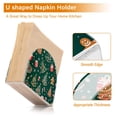 thumbnail image 5 of Yayeee Napkin Holder for Table Kitchen Paper Tissue Organization, Green Christmas Gingerbread, 5 of 8