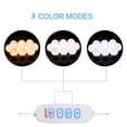 thumbnail image 4 of Light Bulb,Color Temperatures Vanity Mirror Dimmable Makeup Temperatures Led Temperatures 10 Portable Iron Mirror Dimmable 3 Color Fill Usb Mirror With Usb And Play With 3 10 Fill Tft 0.99-inch Diy, 4 of 6