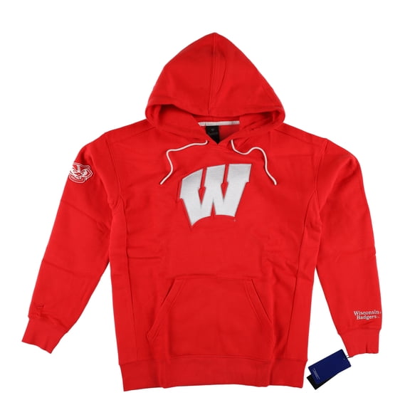 Men's Fanatics Red Wisconsin Badgers Elements Pace Pullover Hoodie