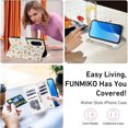 thumbnail image 4 of Tianyeda for Samsung Galaxy A57 Case Wallet Card Holder Zipper Leather Flip Cover Crossbody Wrist Strap with Stand A3, 4 of 5