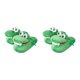 thumbnail image 1 of Guardurnaity Zapatillas cálidas de invierno para interiores, casa cálida con forma de cocodrilo para exteriores Verde 38-39 yardas 2piezas, 1 of 1