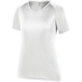thumbnail image 2 of Augusta Sportswear Women's Attain Wicking V-Neck T-Shirt Size up to 3XL, 2 of 2