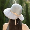 thumbnail image 3 of Women's Hat Bridal Wedding Tea Party Wide Brimmed Summer Sun Hat Ladies Outdoor Elegant Temperament Sun Hat Winter Wool Elaborate Hat Colorful Women French Men Ladies Caps Bureau French Fancy Winter, 3 of 4