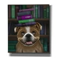 thumbnail image 1 of Epic Graffiti 'English Bulldog And Books,' by Fab Funky, Canvas Wall Art, 26"x30", 1 of 3
