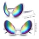 thumbnail image 4 of Set de disfraces Itechpanda Alien Glasses plateados con diadema, 4 of 9