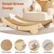 thumbnail image 4 of Almohadilla para rascar gatos ORDORA, extra grande, 80 cm, con cama, 4 of 6