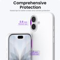 thumbnail image 4 of YCAN-Compatible with iPhone 17 Case,Slim Liquid Silicone 3 Layers Soft Gel Rubber Shockproof Protective Phone Case for iPhone 17 6.3" with Anti-Scratch Microfiber Lining-White, 4 of 4